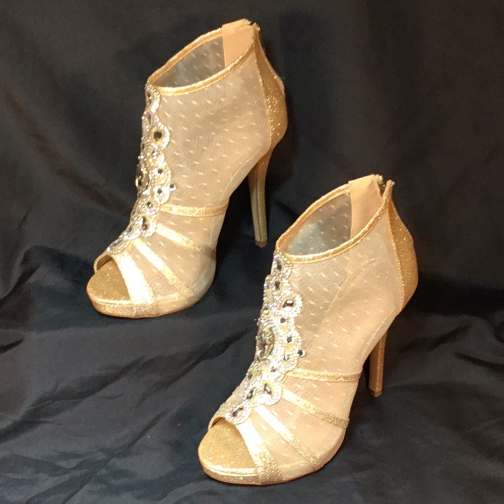 Deblossom Sheer Booties
